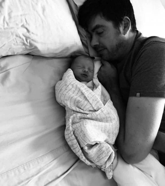 In labour during a Calmbirth course