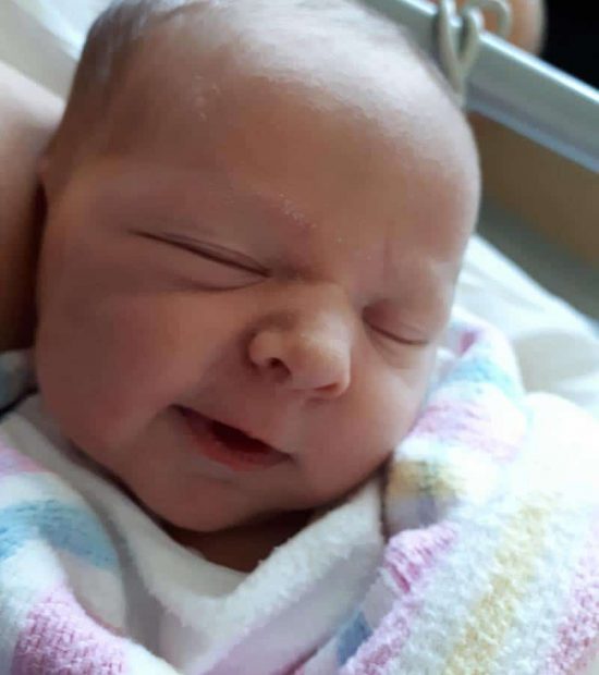 Calm and focussed even with all the unexpected birth changes